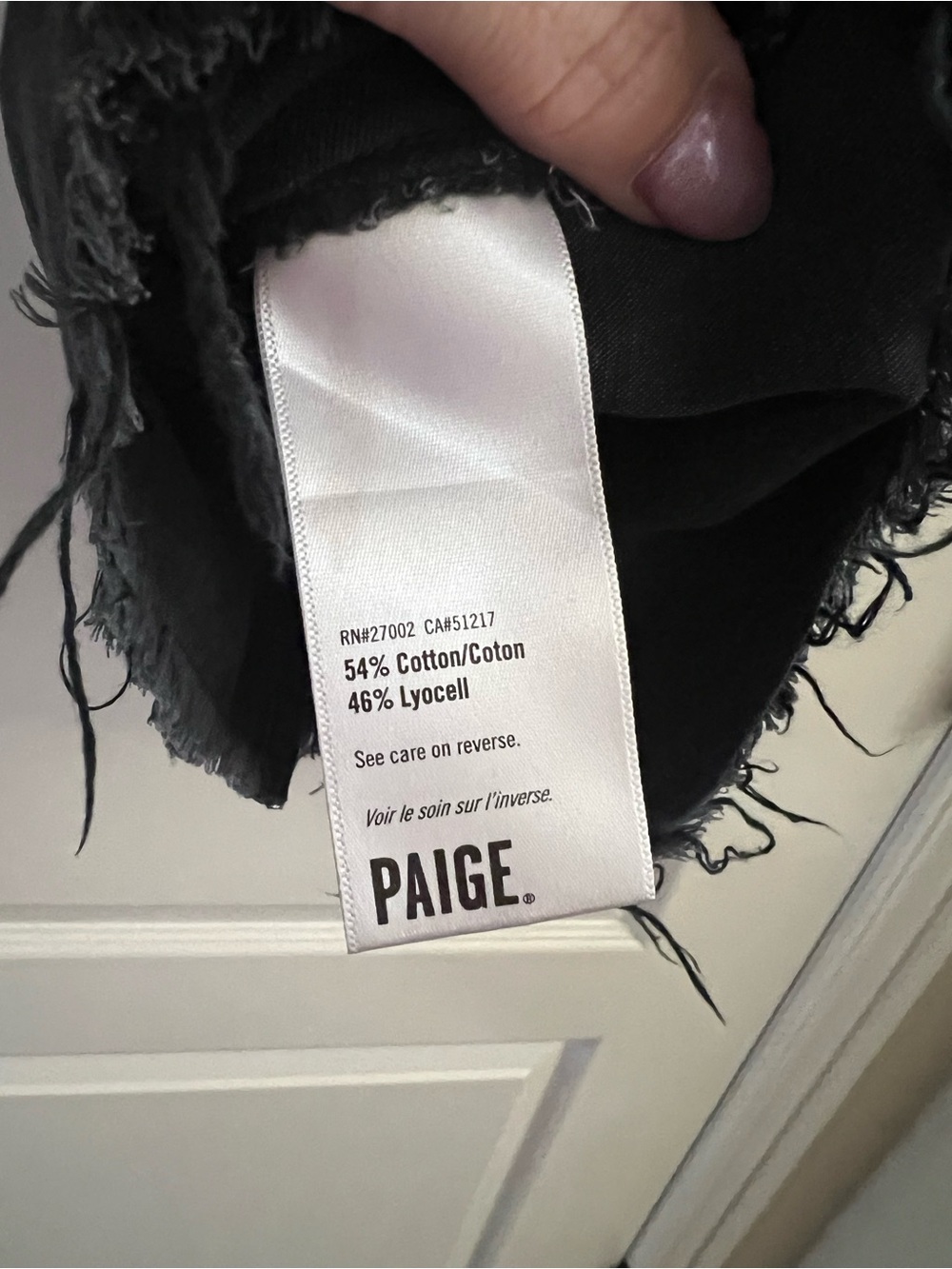 PAIGE Jaylin button-down denim shirt dress in a faded black wash - Picture 11 of 11
